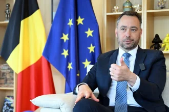 Belgian FM Maxime Prévot Visits Kyiv to Reaffirm Support for Ukraine