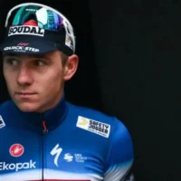 Belgian cyclist Remco Evenepoel, hospitalized after crash with Bpost Van