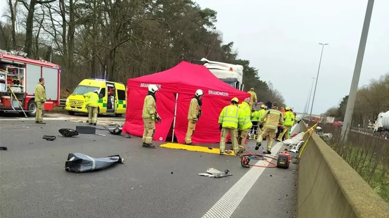 Beringen accident 79-year-old man killed in E314 pile-up