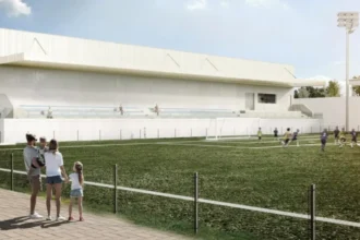 Bilzen launches new sports stand for 277 fans and multi-sport hall