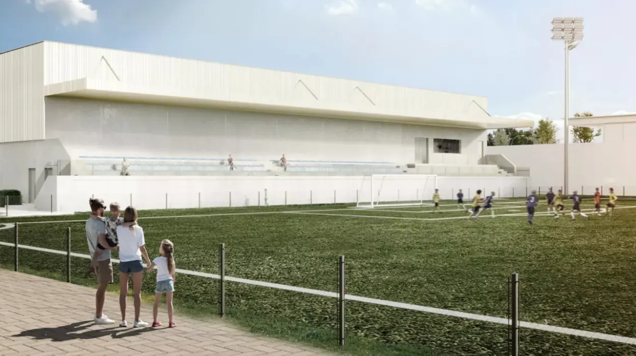 Bilzen launches new sports stand for 277 fans and multi-sport hall