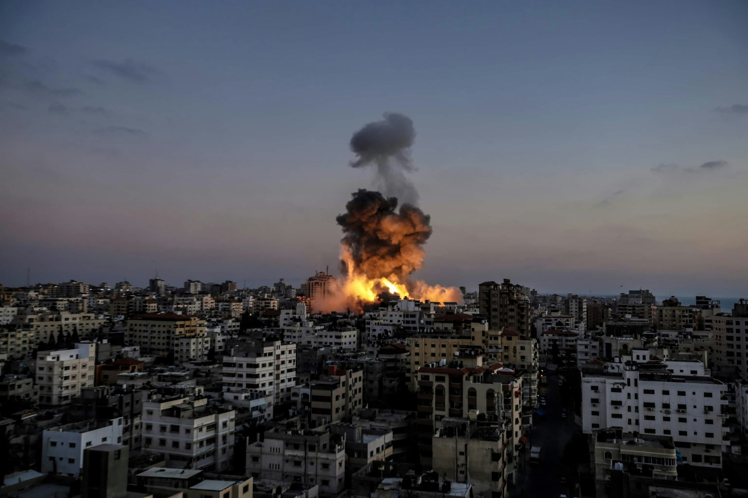 Smoke rising over Beirut as Lebanon Israel talks are announced