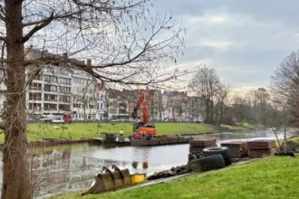 Bruges €330K project at 't Stil Ende for Swan and environment