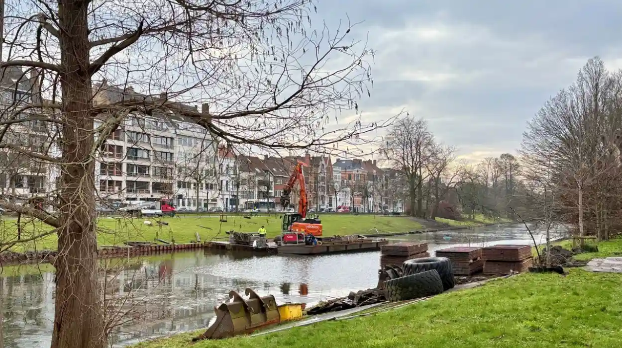 Bruges €330K project at 't Stil Ende for Swan and environment