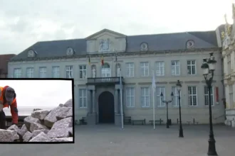 Bruges repairs loose cobblestones after tourist theft surge
