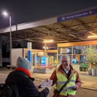 Brussels Commuters Protest Peter Meukens Criticizes Mortsel-Oude-God Train Cuts