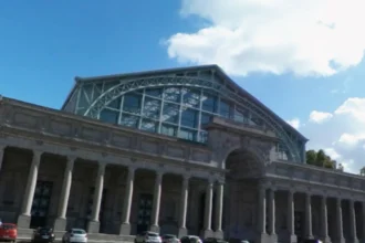 Brussels Jubelpark statue threatened due to Storm Amy