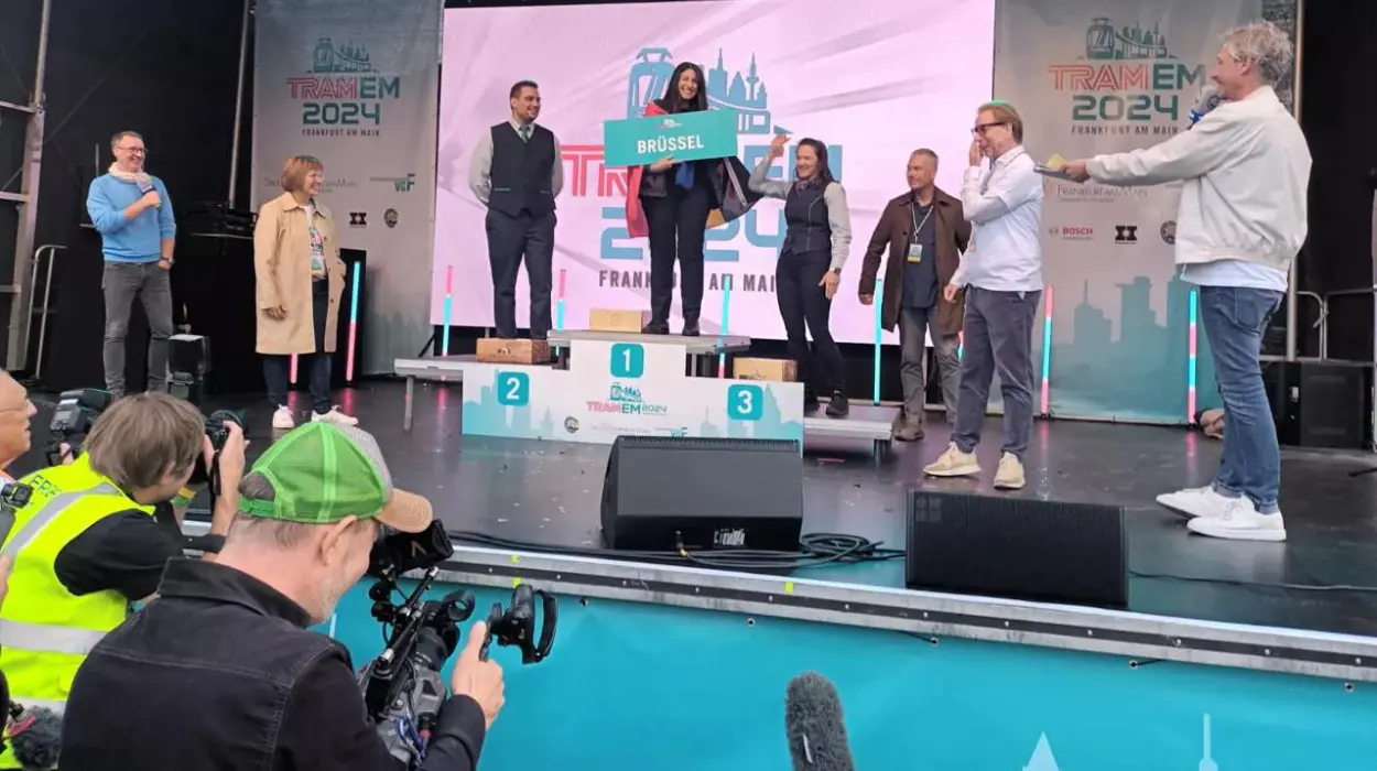 Brussels' MIVB drivers secure 2nd place at tram championship