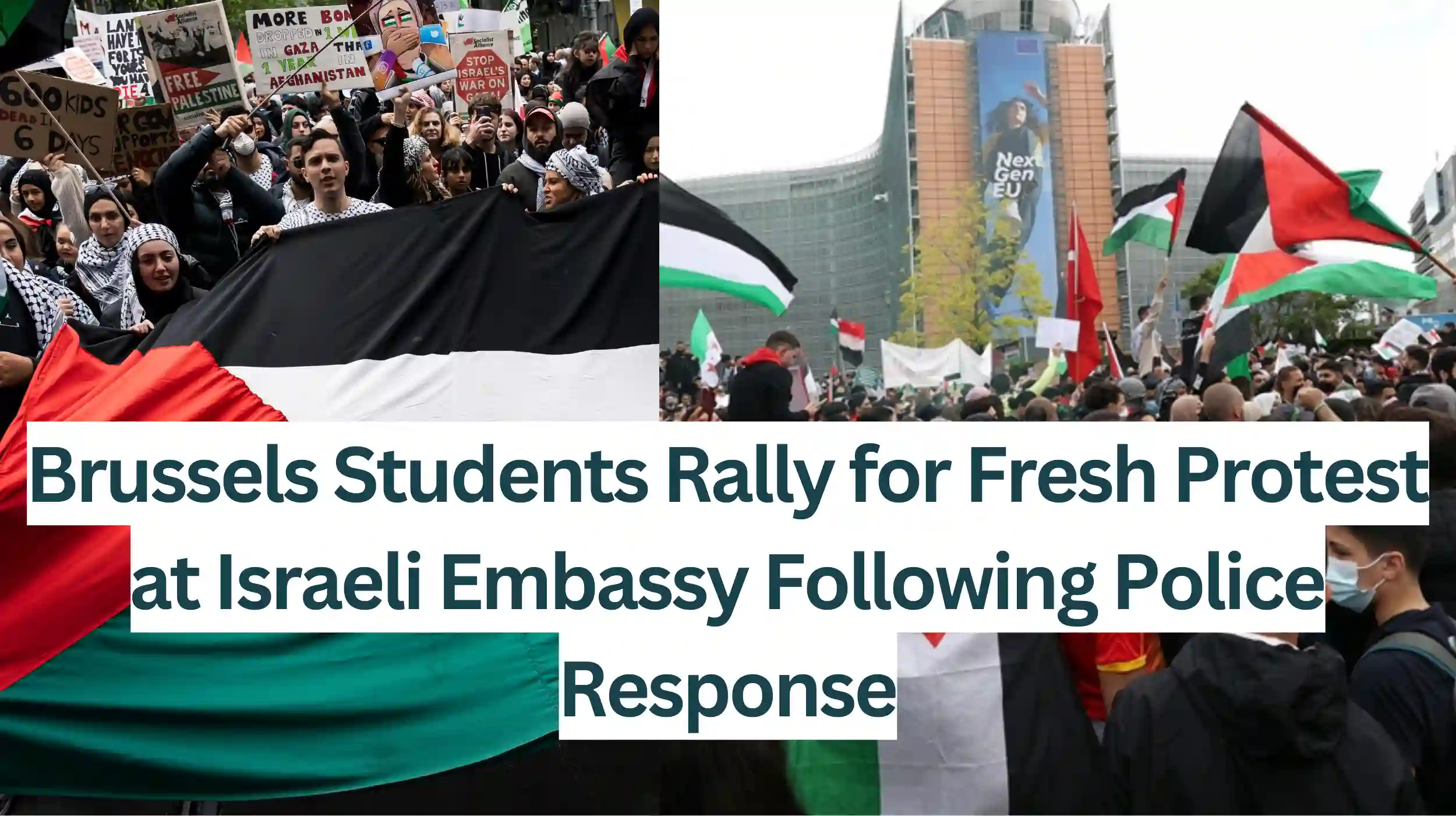 Brussels-Students-Rally-for-Fresh-Protest-at-Israeli-Embassy