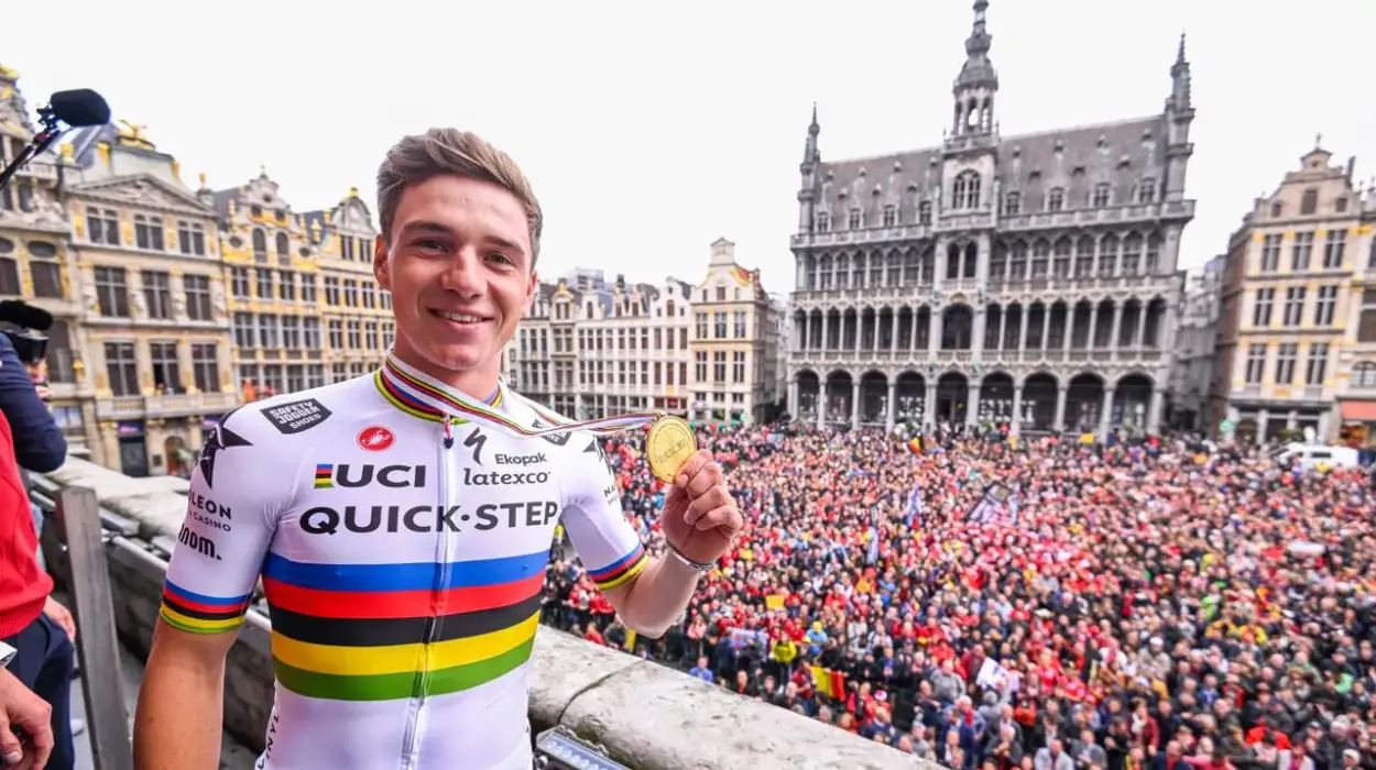 Brussels celebrates Remco Evenepoel