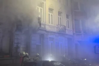 Brussels fire displaces residents as ground floor duplex damaged