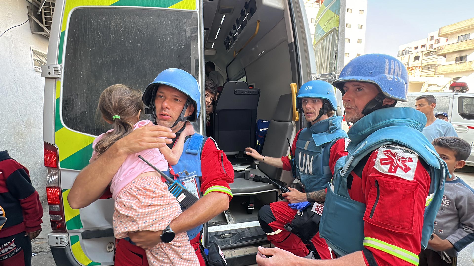 Israel air strike Lebanon emergency response teams rescuing civilians after strike
