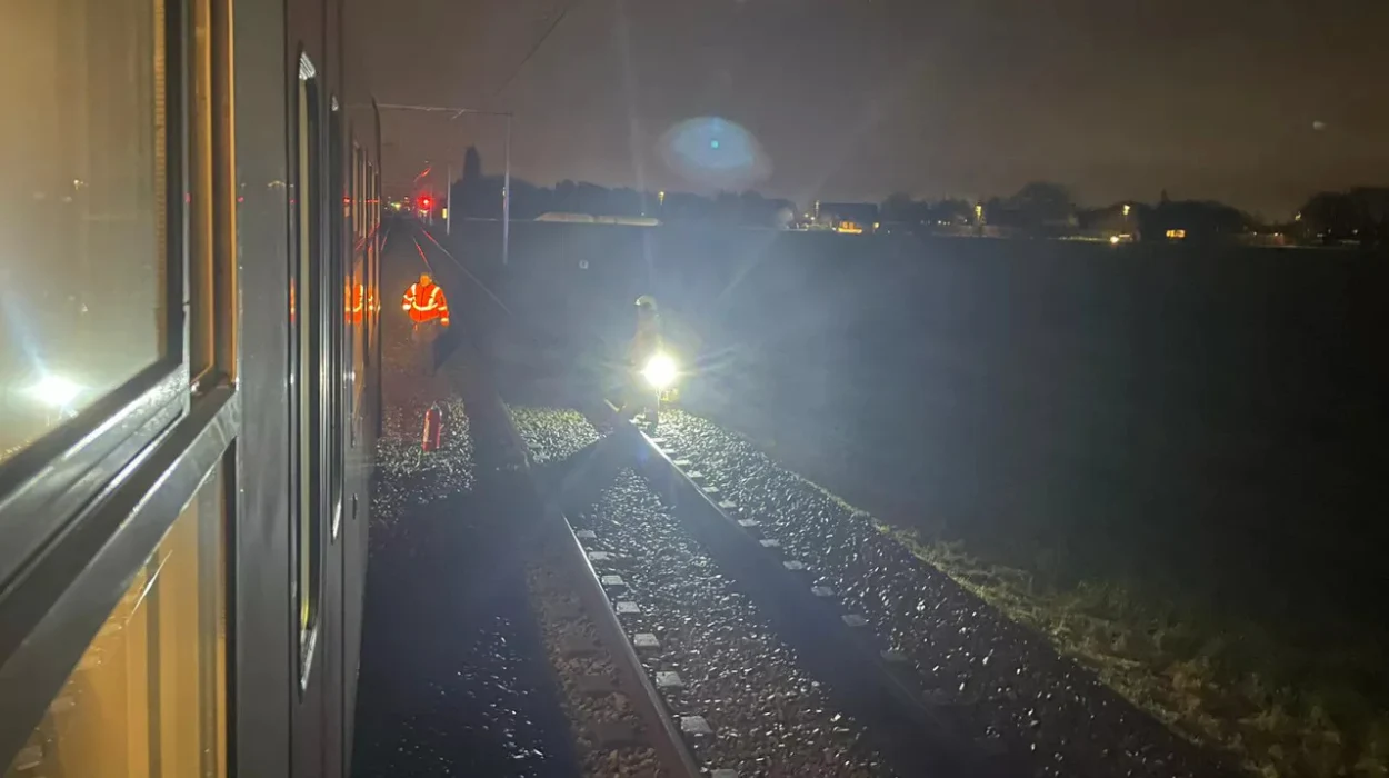 Car-train collision in Kortrijk