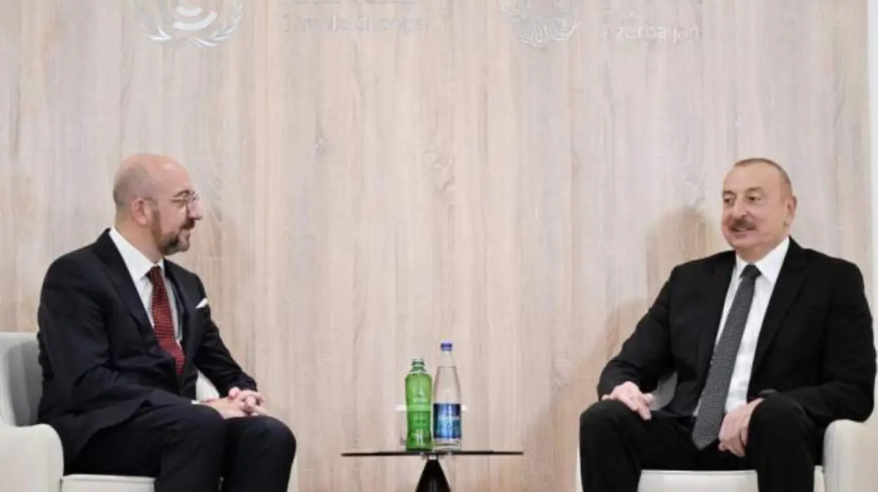 Charles Michel discusses EU-Azerbaijan relations at COP29 