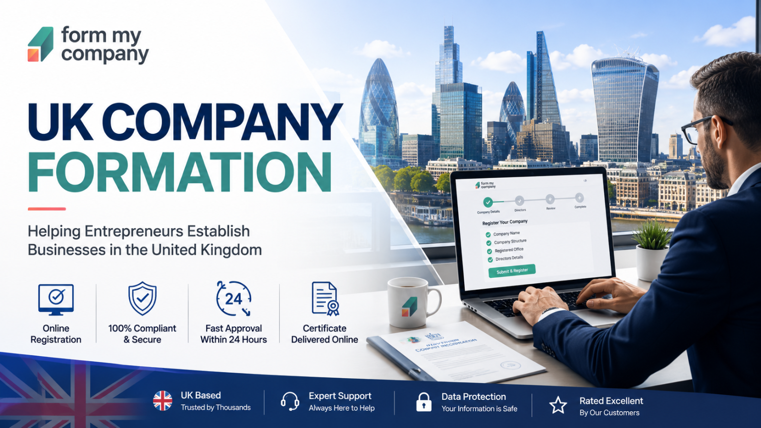 UK company formation helping global entrepreneurs register businesses in the United Kingdom in 2026