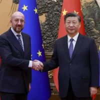 Chinese President Xi Jinping welcomes EU Council's incoming president