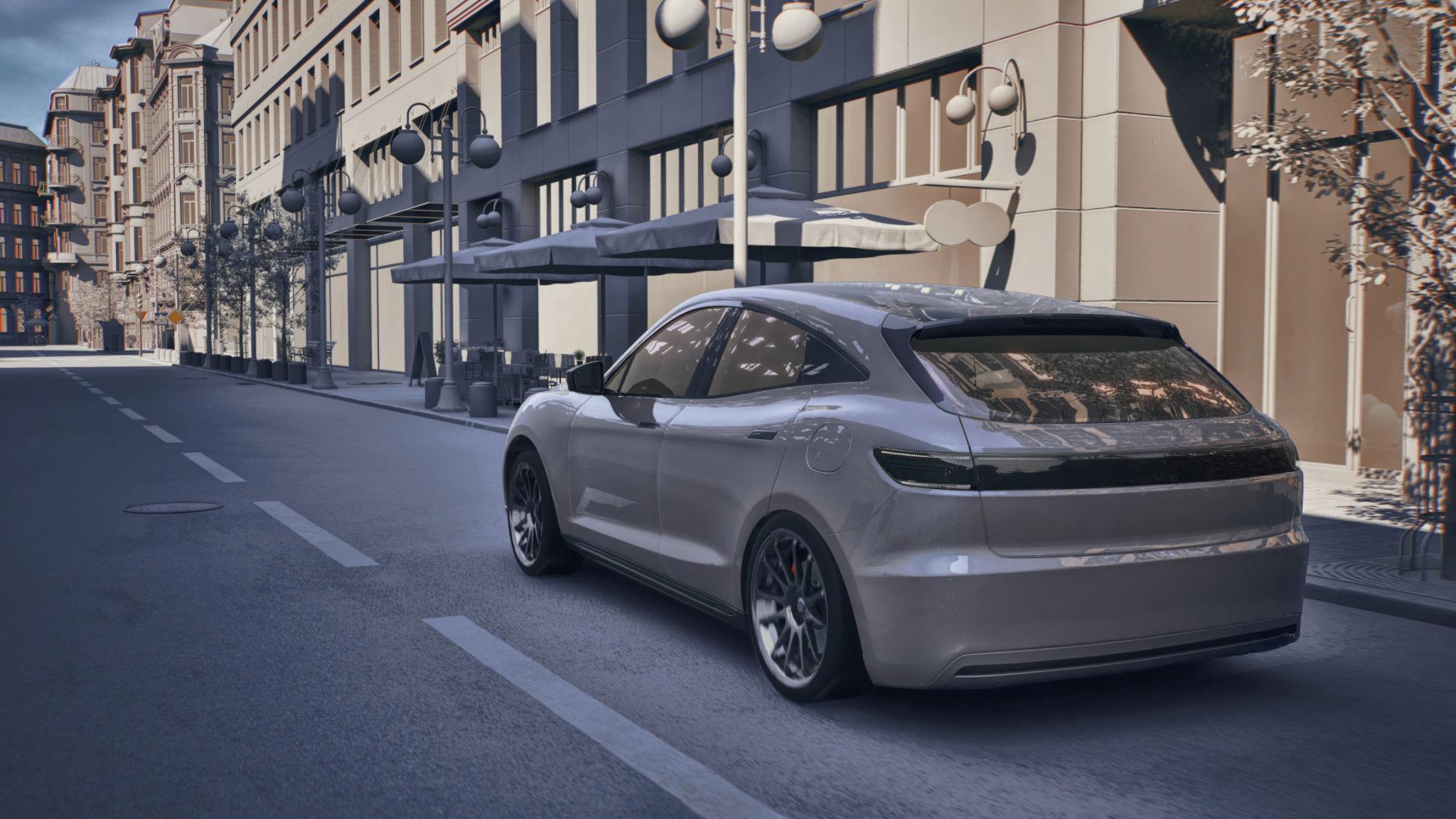 Tesla autonomous system trial news showing self-driving Tesla operating on Amsterdam city streets