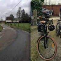 Cyclist falls on Vilvoorde's Brembosstraat amid road issues