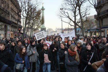France student protests grow into nationwide movement in Paris