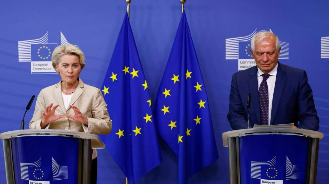 Demonstrators Condemn EU's 'Appeasement' of Iran at Brussels EU Summit