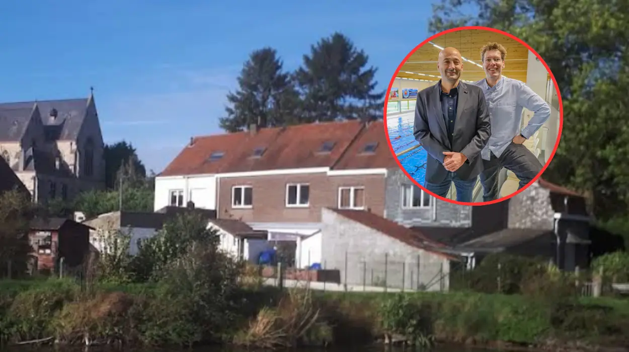 Denderleeuw students swim at Aquatopia Aalst for £1.75 per session