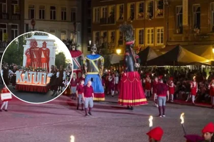 Dendermonde Shortens Katuit Giant Procession Ahead of Thunderstorms
