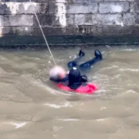 Divers rescued man from Brussels-Charleroi Canal