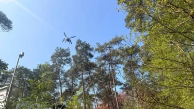 Drone exposes sick trees in Antwerp’s Climate Crisis study