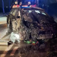 Drunk father crashes car in Veurne, rescued with 4-year-old