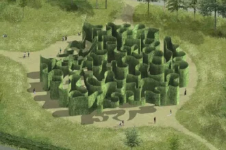 Dwaaltuin Gijs Van Vaerenbergh's living art for KU Leuven's 600th anniversary