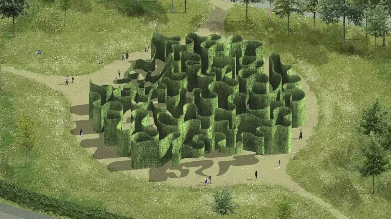 Dwaaltuin Gijs Van Vaerenbergh's living art for KU Leuven's 600th anniversary