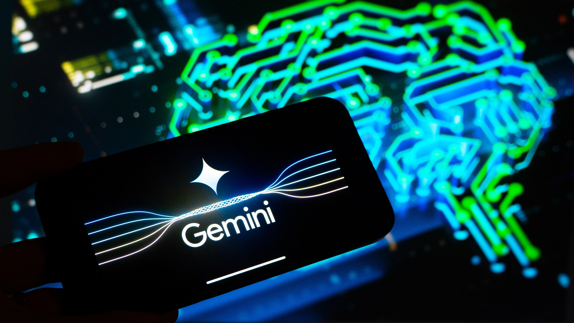 Google Gemini artificial intelligence and cybersecurity illustration representing unauthorised system access