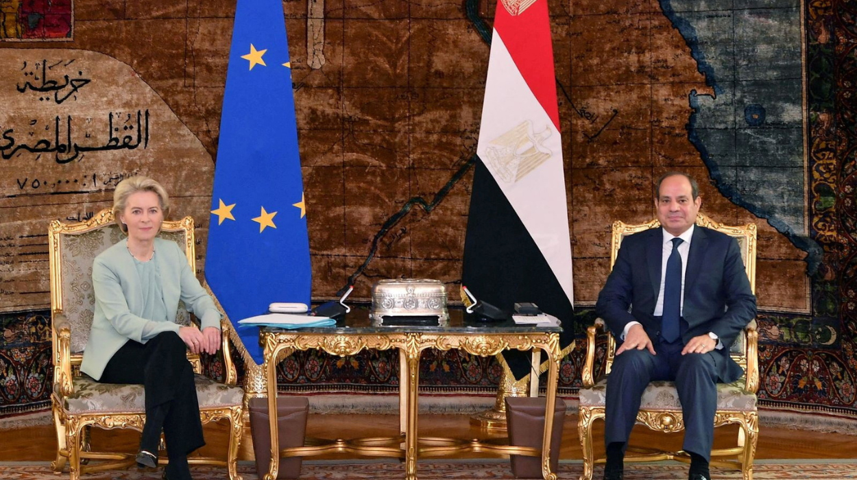 EU Commission President Leads Delegation to Egypt, Reveals €7.4 Billion Assistance Plan