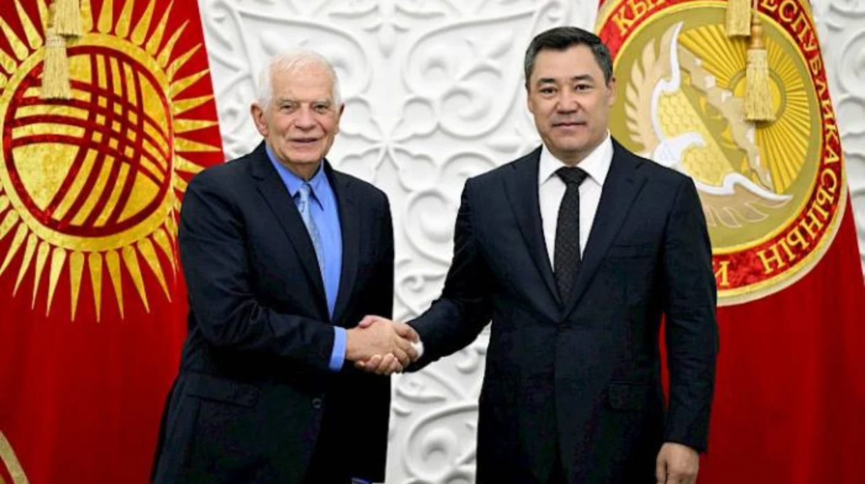EU high representative Josep Borrell visits Kyrgyzstan to strengthen bilateral ties