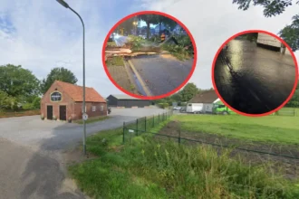 Eastern Limburg storm: Roads flooded & trees down