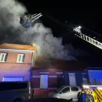 Ekeren house fire spreads in Vuurkruisenstraat