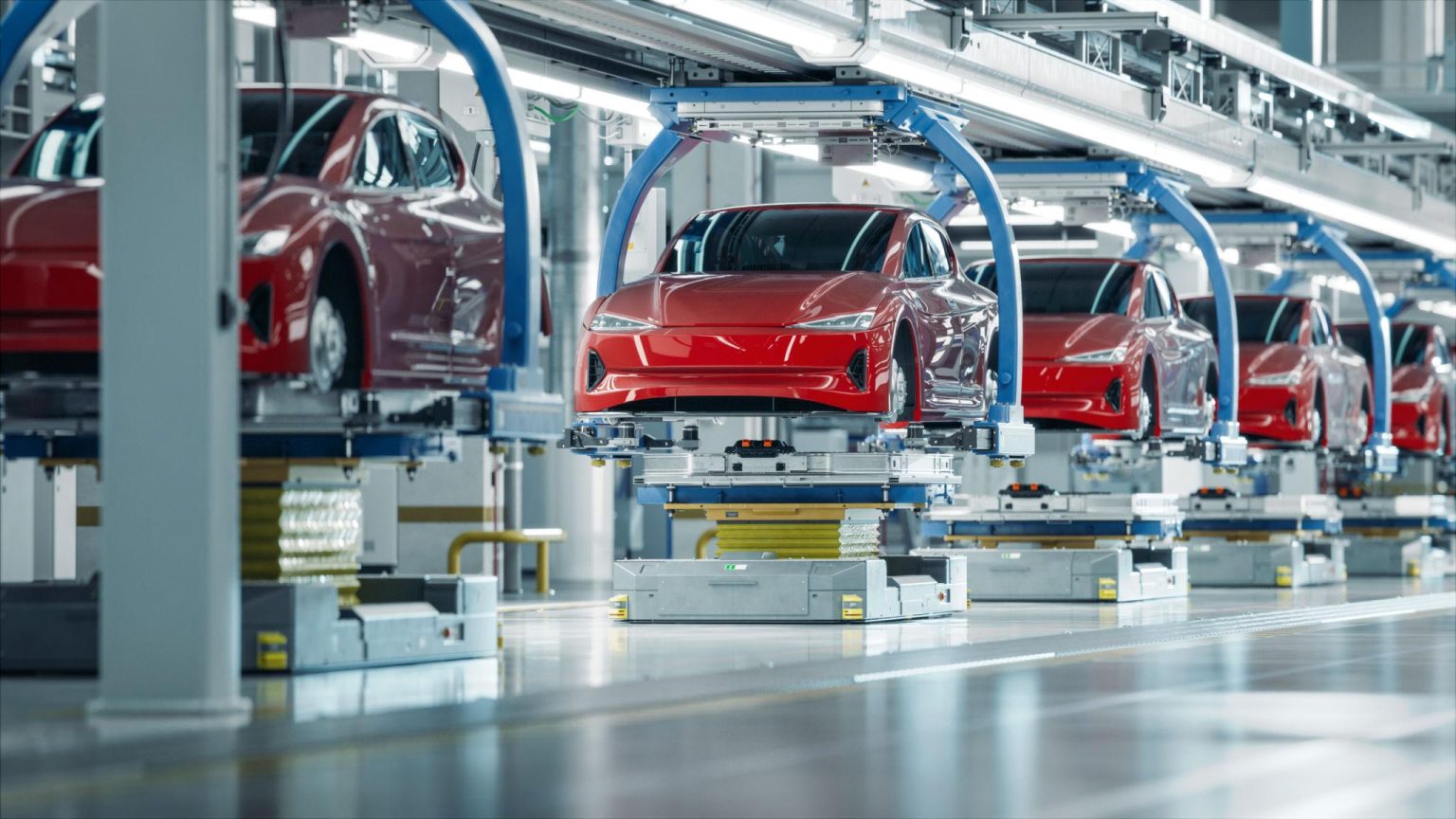 Dongfeng EV innovation China partnership manufacturing plant with robotics and automation