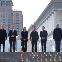 European leaders visit Kyiv in show of unity against Russia
