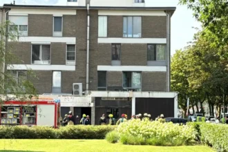 Explosion in Antwerp apartment building