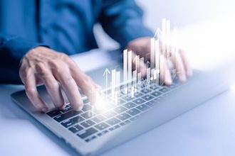 IPO investing strategies showing an investor researching a potential public offering
