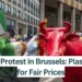 Farmers-Protest-in-Brussels-Plastic-Cows-for-Fair-Prices