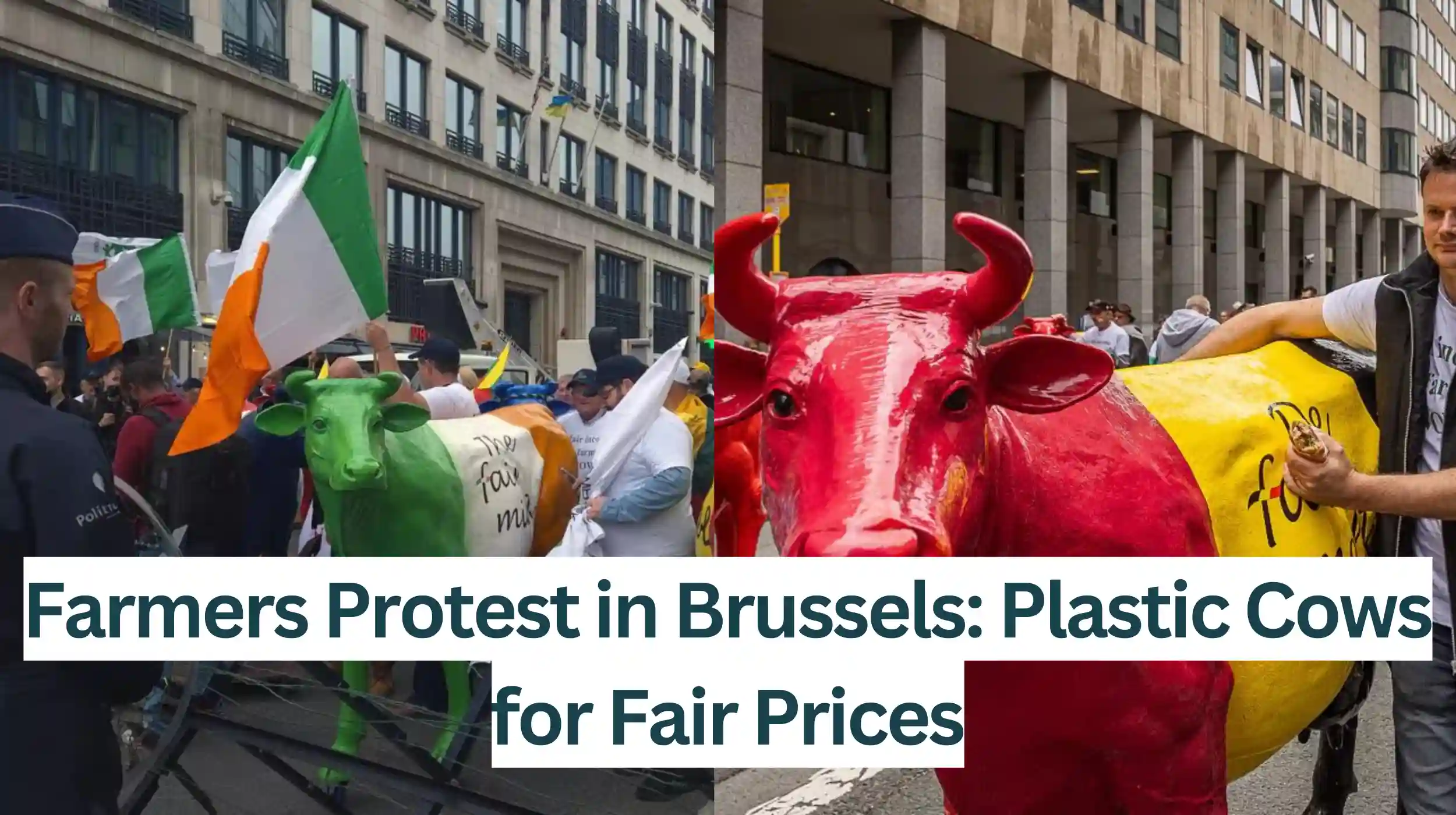 Farmers-Protest-in-Brussels-Plastic-Cows-for-Fair-Prices