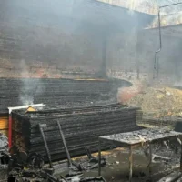 Fire erupts in carpentry workshop in Anderlecht