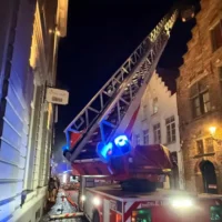 Fire in Bruges restaurant on Hoogstraat; No injuries reported