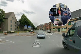 Firefighter Dries Mattelin honoured by 120+ Colleagues in Diksmuide