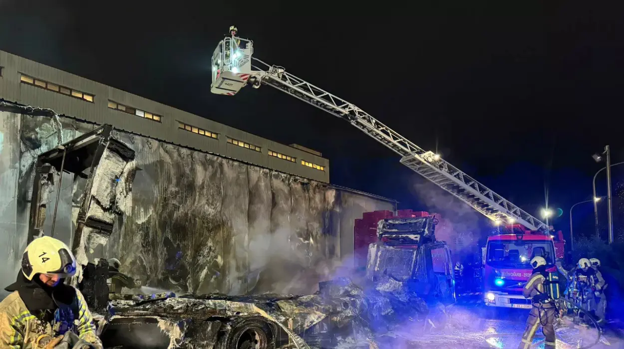 Firefighters battle blaze at Anderlecht factory storing ammonia No injuries reported