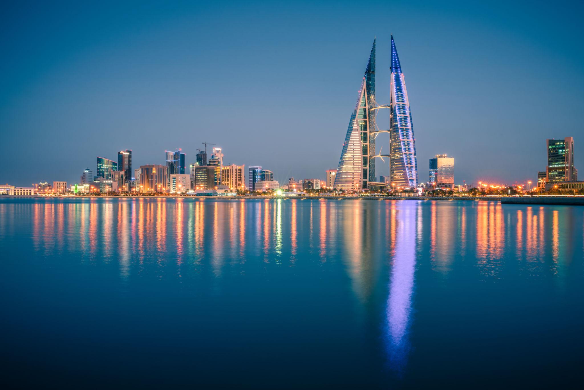 Naval warship operating under US Navy headquarters Bahrain in Gulf waters