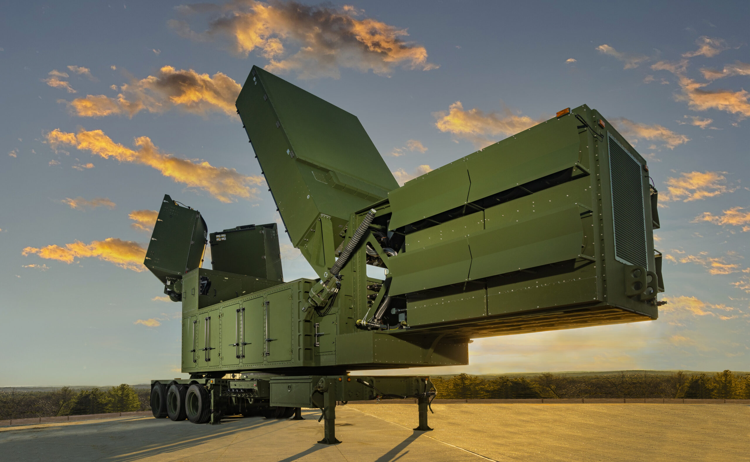 Radar network supporting the US missile defense system across the United States