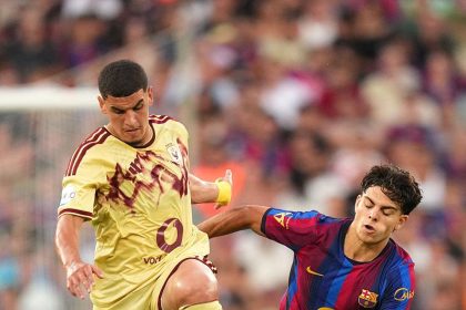 Barcelona vs Al Ahly during the Joan Gamper Trophy at Spotify Camp Nou