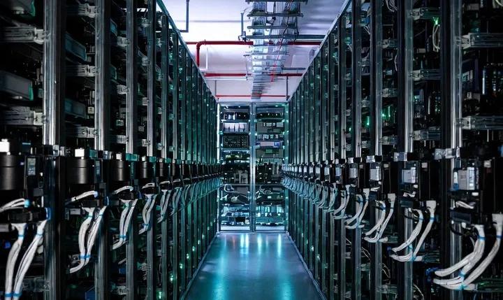 AI chip manufacturing wafers inside high-tech semiconductor production plant